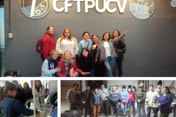 Padres y apoderados del Liceo Industrial Superior de Valparaíso participan en talleres de especialidad técnica profesional